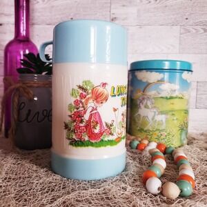 Vintage Precious Moments Thermos W/ Lid Mint Condition 1975